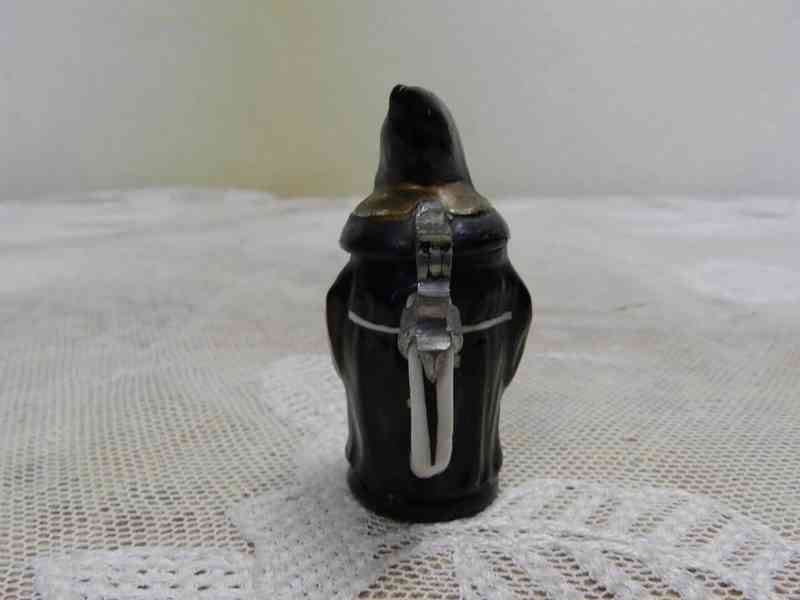 Vzácný velmi starý mini Korbel Mnich - foto 7