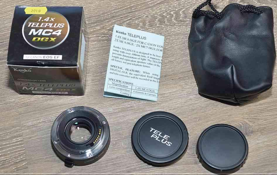 Kenko 1.4X Teleplus MC4 DGX *1.4 x  pro Canon EF* - foto 3