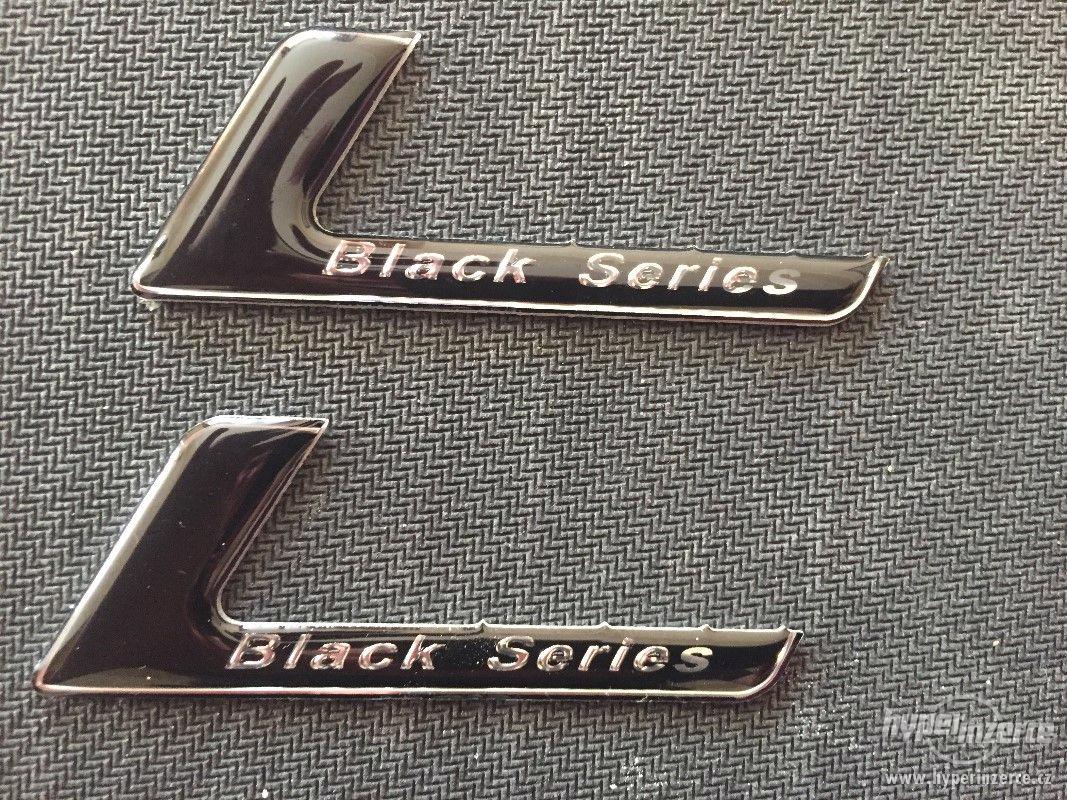 2 nová kovová samolepící označení Black Series - foto 1