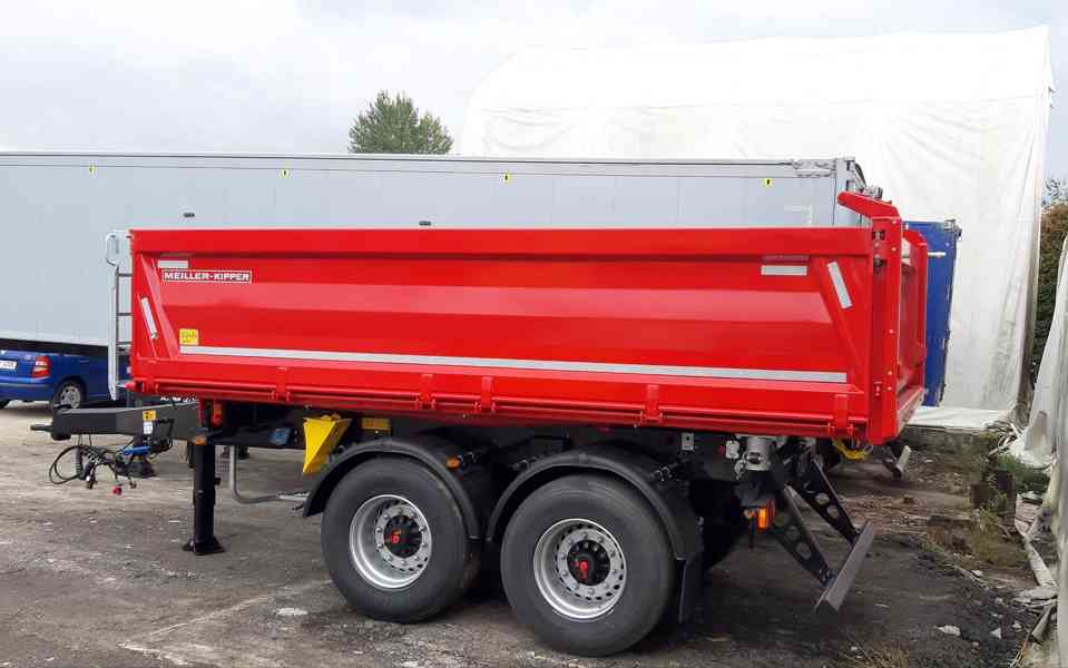 Sklápěcí přívěs MEILLER MZDA 1822 / ZVEDACÍ NÁPRAVA / IHNED - foto 7