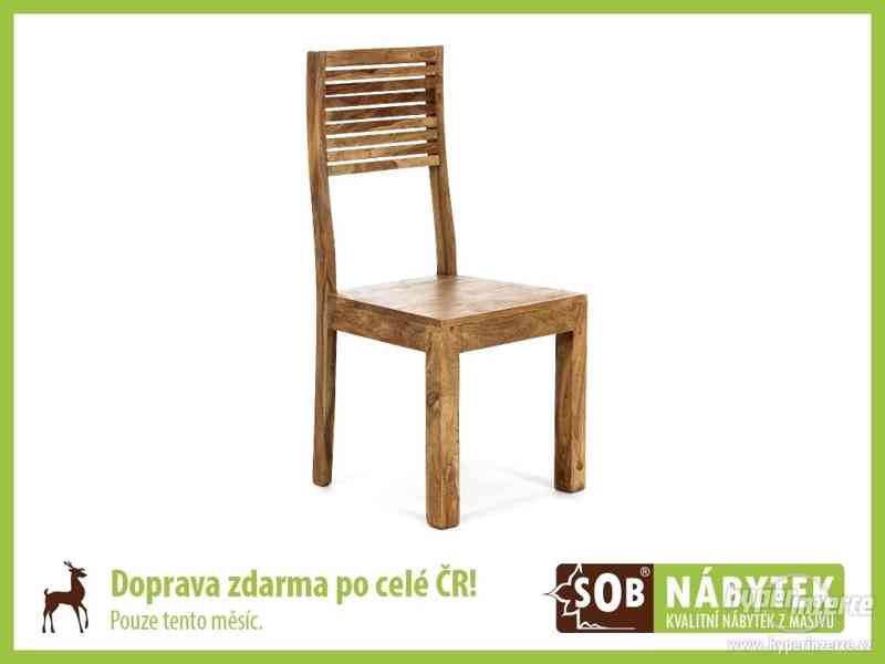 Židle z palisandu, dřevěná židle z masivu - foto 1