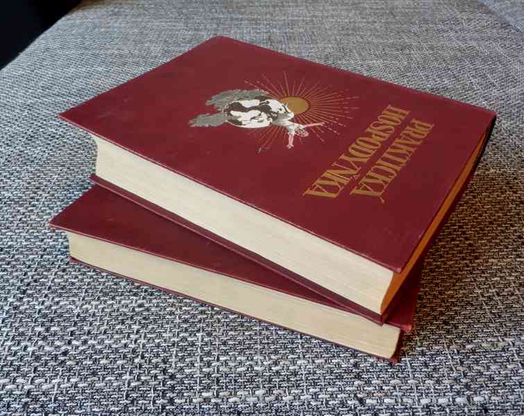 Praktická hospodyňka, starožitná kniha, oba díly - foto 3