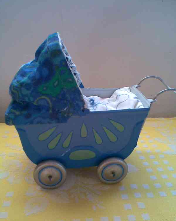 Retro kočárek s panenkou VELIKÁ SLEVA - foto 2