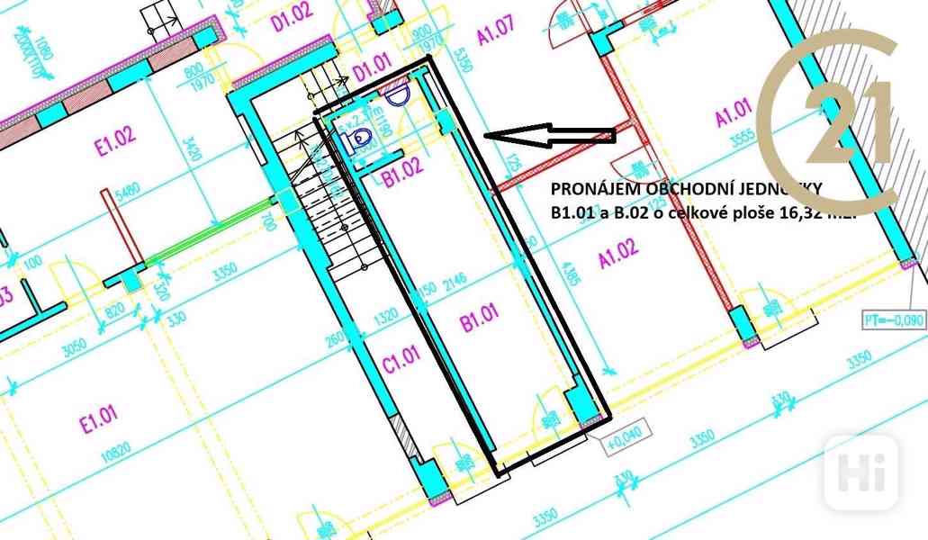 Pronájem obchodních prostor v Centru Tivoli - foto 3