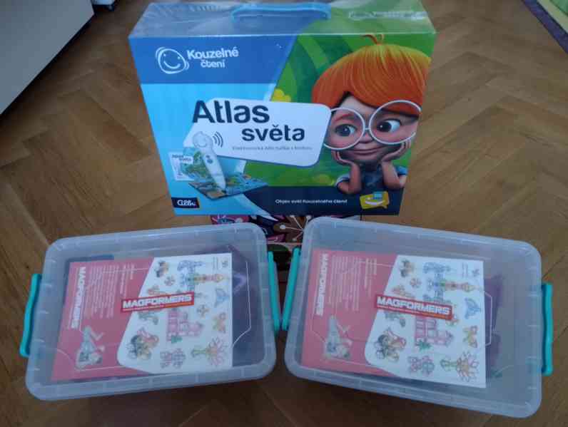 NOVÉ V ORIGINÁL.BAL.: Albi tužka s Atlasem světa, Magformers - foto 2