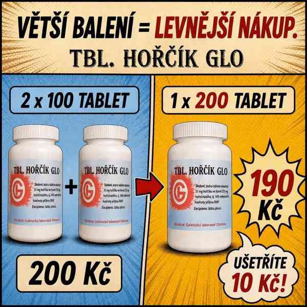 TBL. Hořčík GLO 