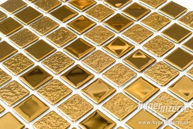 Mozaika Skleněná Zlatá Gold Glass Mosaic - foto 1