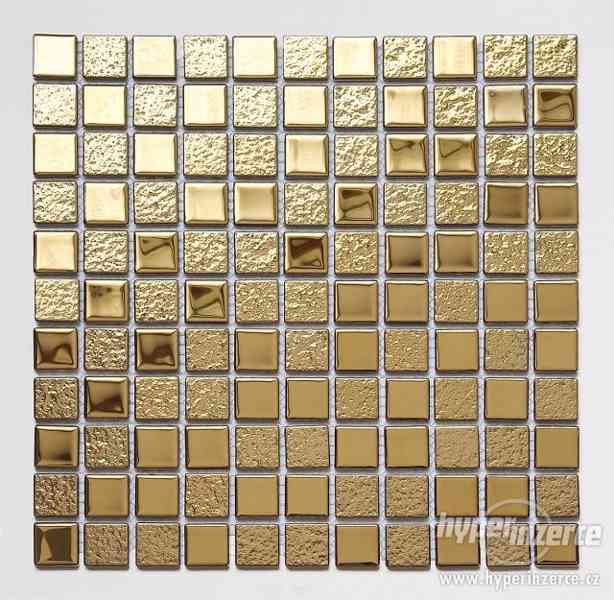 Mozaika Skleněná Zlatá Gold Glass Mosaic - foto 2