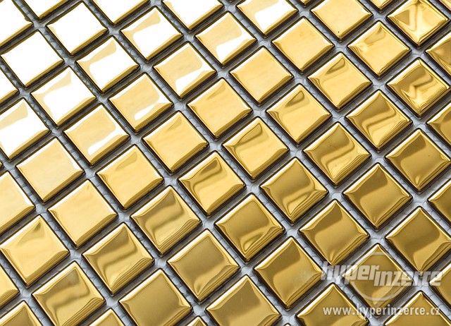 Mozaika Skleněná Zlatá Gold Glass Mosaic - foto 7
