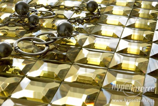 Mozaika Skleněná Zlatá Gold Glass Mosaic - foto 11