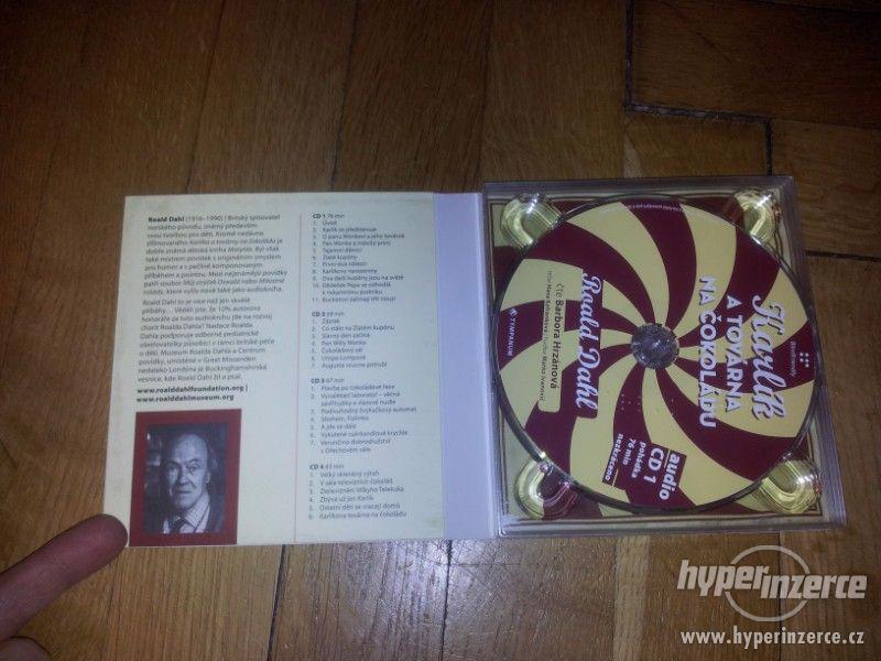 4 CD Karlík a továrna na čokoládu - Roald Dahl super stav - foto 2