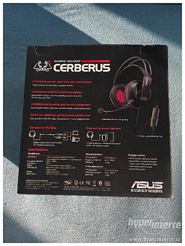 Headset Asus Cerberus Gaming černý - foto 2