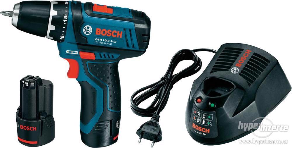 Aku vrtacka Bosch GSR 10,8-2-LI Professional komplet - foto 2