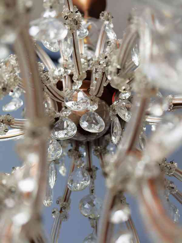 Velký křišťálový lustr Marie Terezie 17 žárovek - foto 9