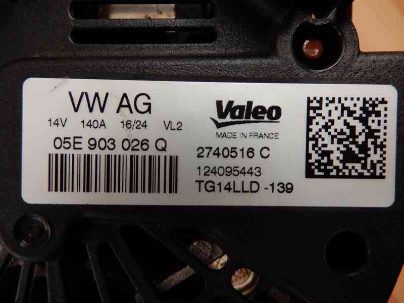 Alternátor Škoda, VW AG 05E903026Q - foto 4
