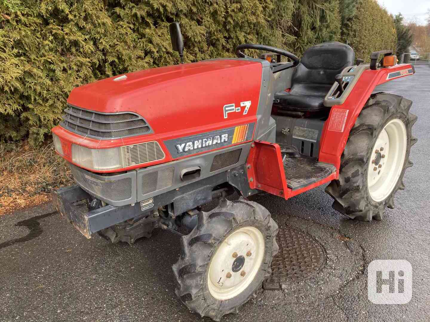 Traktor Yanmar F7, 17 koní, tříbodový závěs, 4x4 - foto 1