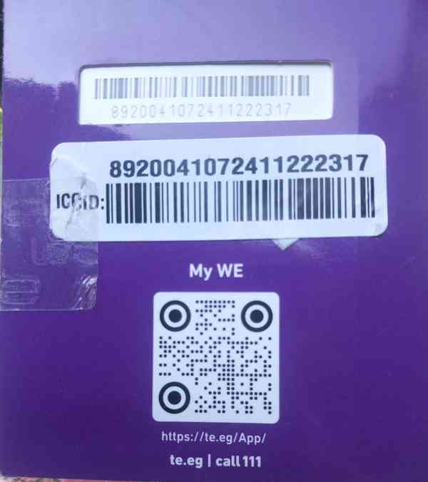 Simkarta operátora WE (Egypt) 35 Gb - foto 2