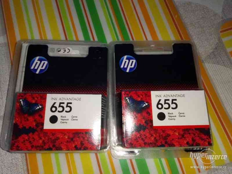 HP 655 černá náplň - foto 1