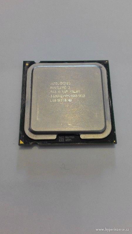 Intel Pentium D 960 SL9AP 3,60GHZ 4M/800/05B 2 jádra - foto 1