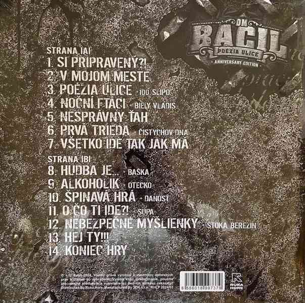 Bacil - Poézia ulice (Blue vinyl) LP - foto 3