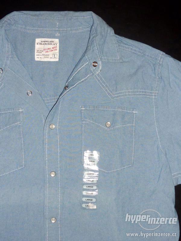 Pánská jeansová košile Chambray Authentic - foto 3