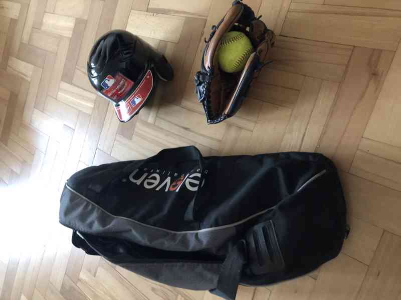 Softballová taška eleven, helma, rukavice, softbalový míček - foto 2