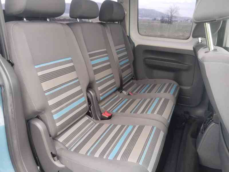 VW Caddy maxi 7mistna,2,0tdi,úplný servis,digi klimatizace  - foto 10