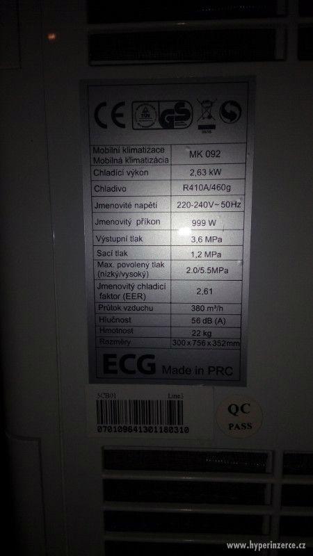 mobilní klimatizace ECG MK092 - foto 5