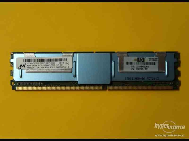Paměť MICRON 4GB ECC DDR2 PC2-5300F 667MHz 2Rx4 667H1N8 - foto 1