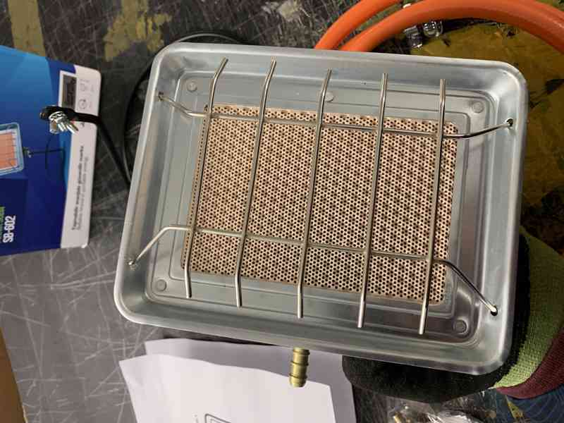 Keramický Plynové topidlo Plynový ohřívač 1,3 kW - foto 21
