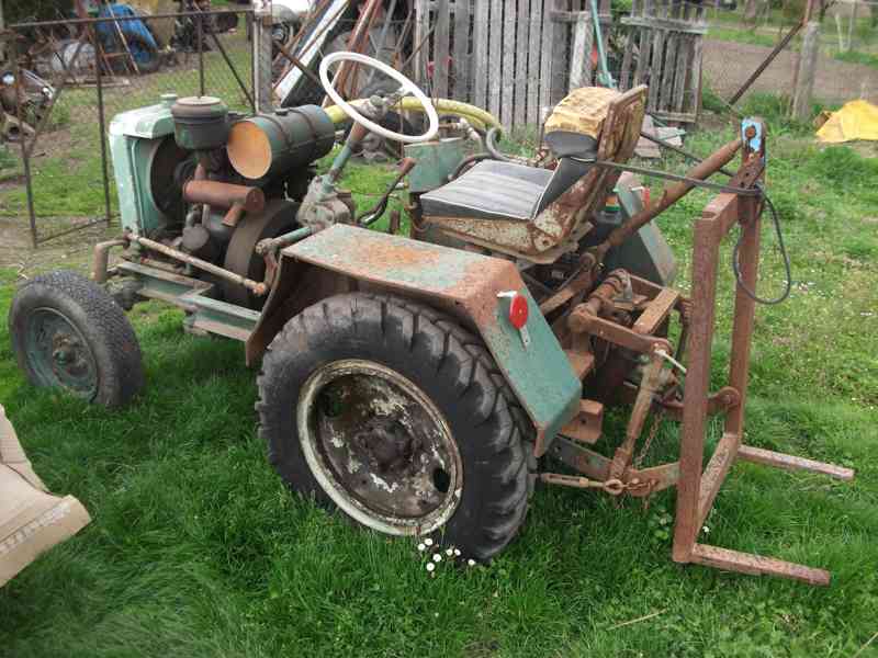 motor TK-14 + malotraktor domácí výroby - foto 3
