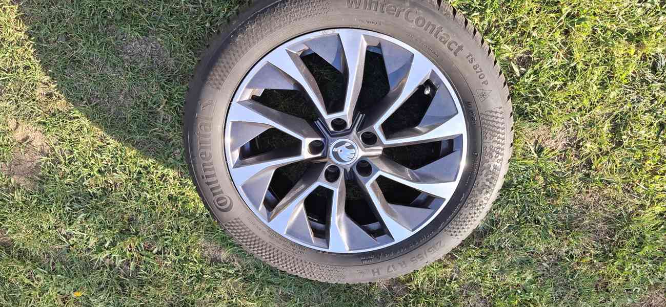 Prodám litá kola + zimní pneumatiky Continental - foto 3