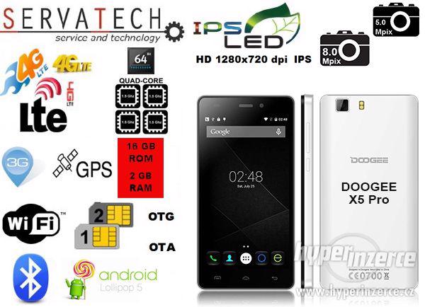 Telefon DooGee X5 PRO 5" 1280x720 dpi IPS GSM LTE 4G - foto 1