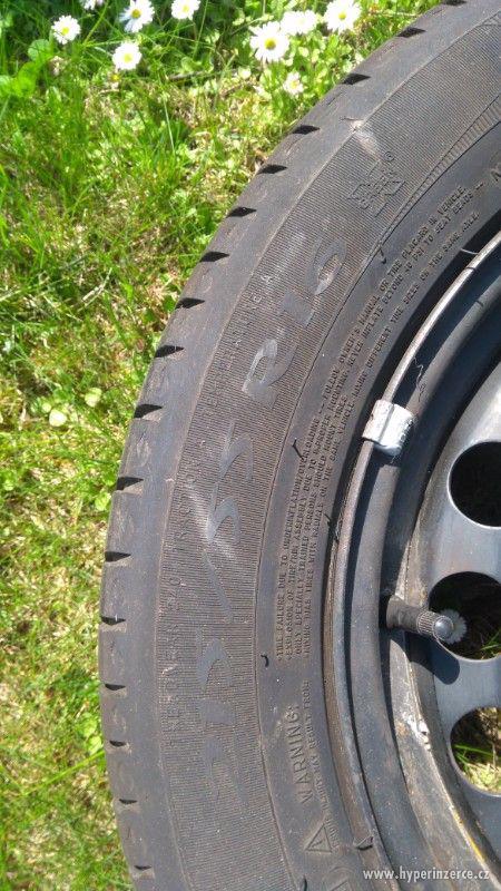 4 ks. Plechové disky R16 + letní pneu Michelin na 1-2 sezóny - foto 3