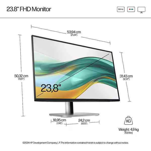 🔥 Nerozbalený HD monitor Hewlett Packard series 5 PRO 524pf - foto 2