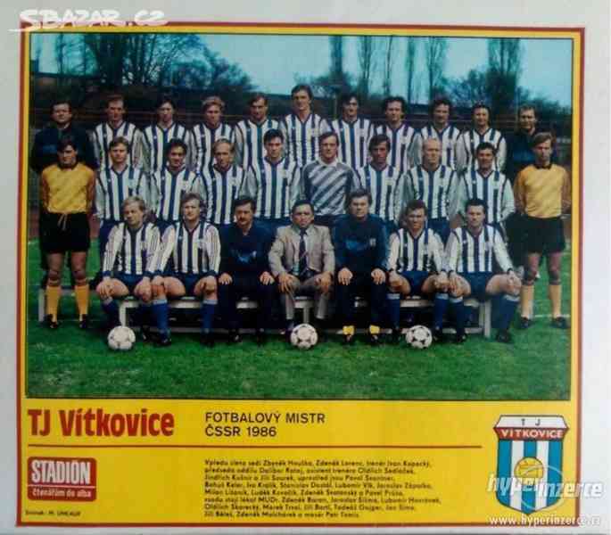 TJ Vítkovice - fotbal - čtenářům do alba 1986 - foto 1