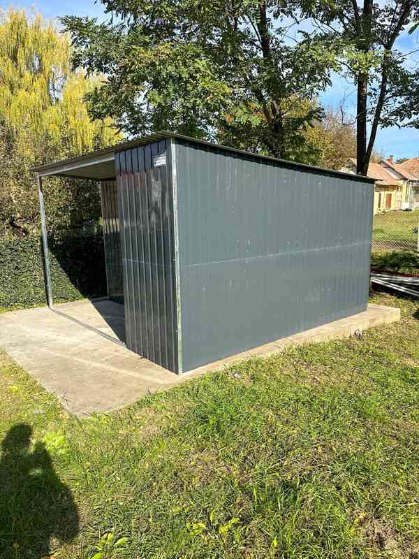  Přístřešek - Zahradní domek 2,5x4m +  přístřešek 1,5m TS870 - foto 4