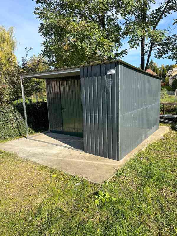  Přístřešek - Zahradní domek 2,5x4m +  přístřešek 1,5m TS870 - foto 2