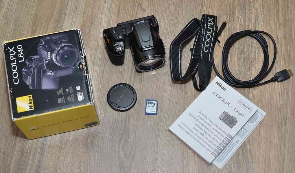 Nikon CoolPix L840 *38x Op.ZOOM*Full HDV*WIFI/NFC - foto 3