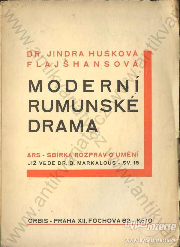 Moderní rumunské drama Hušková Flajšhansová 1934 - foto 1