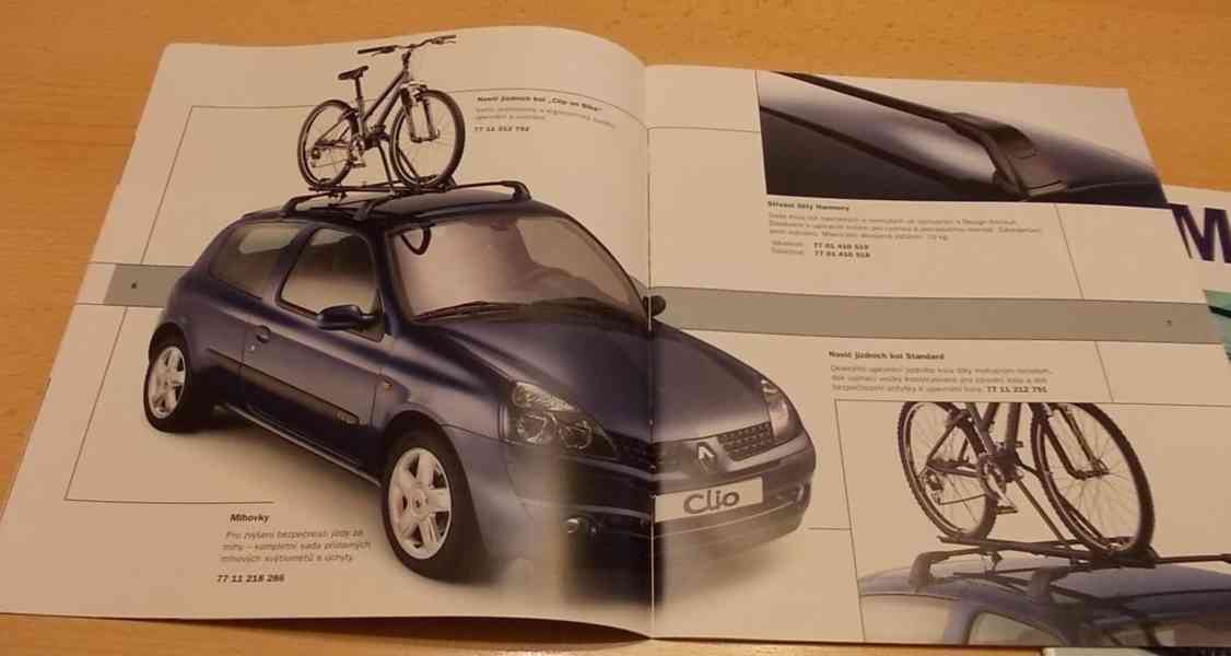 Renault CLIO MÉGANE MASTER prospekty příslušenství 3 kusy ## - foto 2