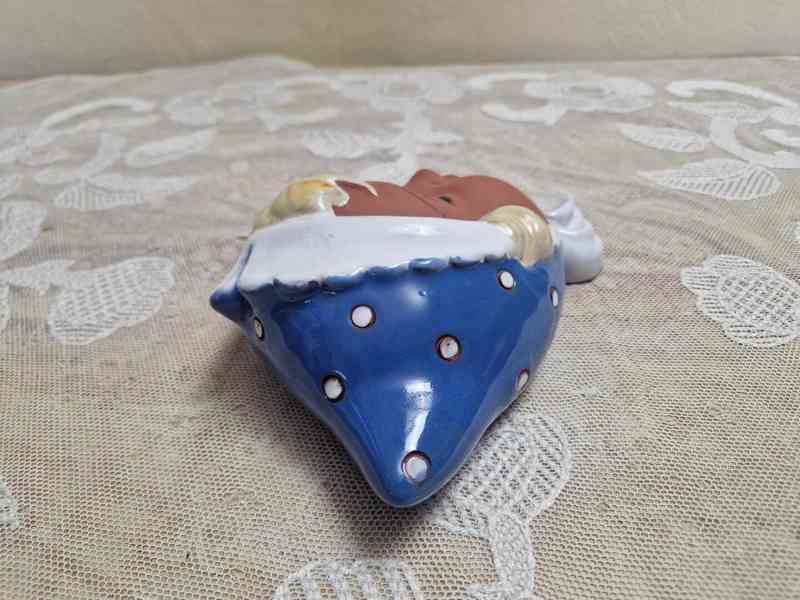 Art Deco obrázek Maska Holčička Děvčátko Julius Dressler - foto 4