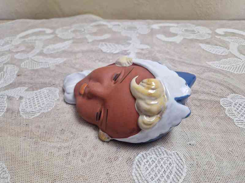 Art Deco obrázek Maska Holčička Děvčátko Julius Dressler - foto 3