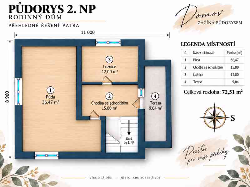 Rodinný dům 3+1,  2 381 m² stavebního pozemku, Plazy u MB - foto 11