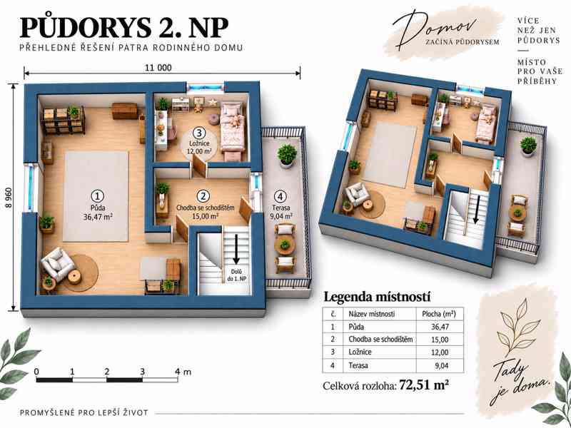 Rodinný dům 3+1,  2 381 m² stavebního pozemku, Plazy u MB - foto 12