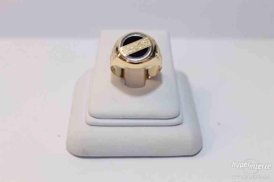Krásný nový zlatý prsten 4.75 g - foto 3