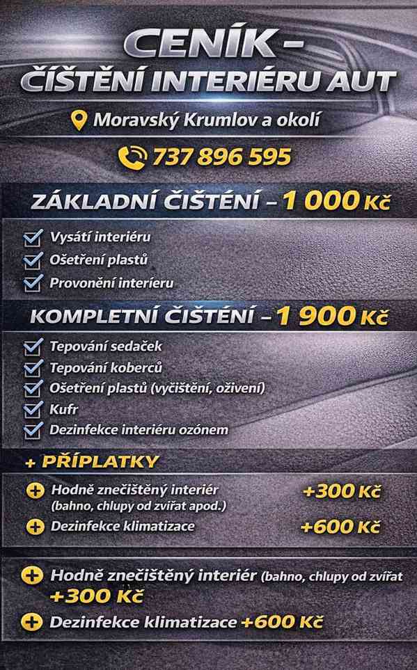 Čištění interiéru aut  - foto 7