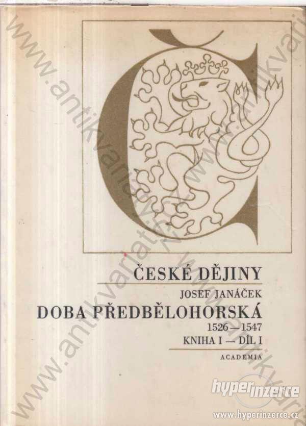České dějiny Doba předbělohorská Janáček 1971 - foto 1