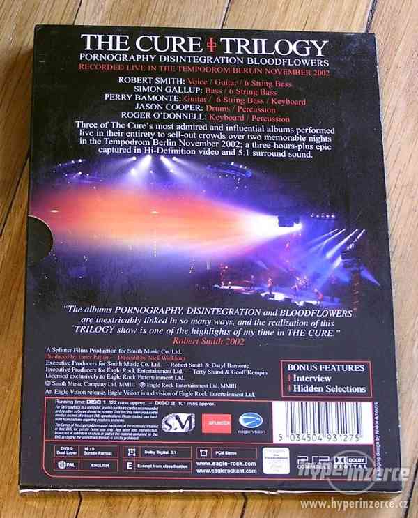 2DVD The Cure - Trilogy , Robert Smith - foto 2