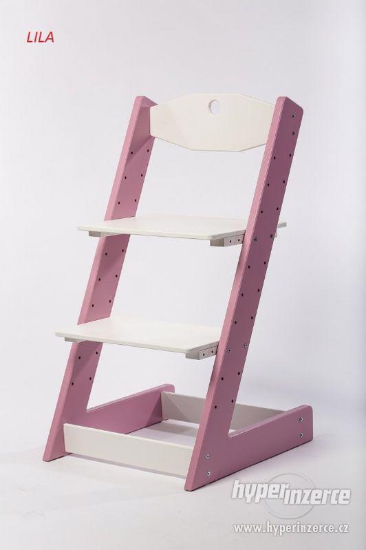 Rostoucí židle ALFA II - různá barevná kombinace - foto 7